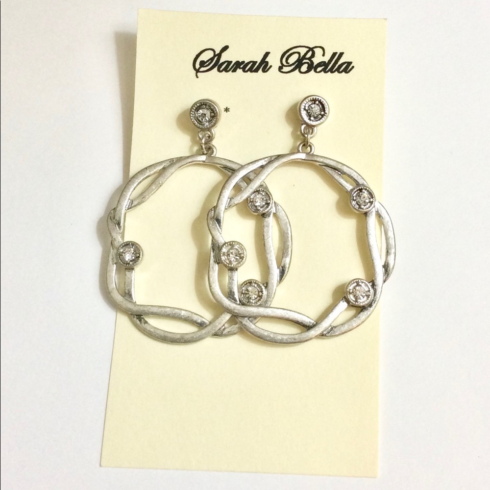 SOLD. Silver Tone Pierced Earrings. SOLD